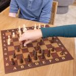 Elbow Room Games 3-in-1 Game Set, Chess, Checkers & Tic Tac Toe with Reversible Board and Instructions, Classic Strategy Fun for All Ages, 2+ Players