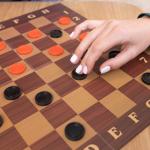 Elbow Room Games 3-in-1 Game Set, Chess, Checkers & Tic Tac Toe with Reversible Board and Instructions, Classic Strategy Fun for All Ages, 2+ Players