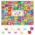 Broytain Drinking Board Game for Adults with Non-Slip Rubber Mat, Interactive Drinking Party Games for Game Night, Bachelorette, Girls Night, Birthday, Couples, Family Game Night, 2-8 Players Age 21+