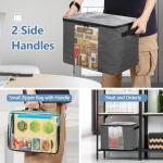 Rexmica Board Game Storage Bag with 6pcs Zipper Bags, Board Game Organizer and Storage with Cover for Office Supplies, Puzzles, Toys, Building Blocks, Craft Product, Board Game Storage Containers