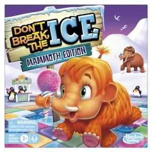 Hasbro Gaming Don’t Break The Ice Mammoth Edition Board Game | Ages 3 and Up | 2 to 4 Players | Preschool and Kids Games (Amazon Exclusive)