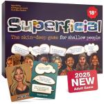 Inspiration Play Superficial Adult Party Card Game - The Skin-Deep Game for Shallow People - Hilarious Party Games for 18+, 2 to 10 Players