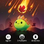 Unstable Games - Happy Little Dinosaurs Base Game - Competitive Sabotage Funny Family Card Game For Kids, Teens, Adults - 2-4 Players