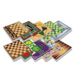 Merchant Ambassador: Classic Games, 100 Games, Enjoy 100 Different Games, Includes 5 Double-Sided Playing Boards, Fun for Children and Adults, For Ages 3 and up