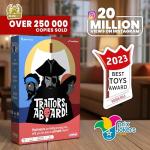 SAVANA Traitors Aboard - Award Winning Secret Identity Party Game - Fun, Bluffing and Betrayal | Easy to Learn, 15-Minute Round | Popular Card Game for 3-8 Players, Ages 10+ | Family Game