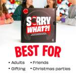 Sorry What Game - Uncensored Lip Reading Party Games for Adults - Based On The Headphone Challenge TikTok Trend - 2+ Players 40,000 Funny Phrase Combos - Card Games for Adults & Friends (Ages 17+)
