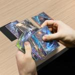 Black Card Sleeves Fit for MTG, 300 Pack Perfect Fit Standard Card Sleeves for Trading Cards Sports Cards Baseball Cards TCG, Sturdy and Nice Shuffling