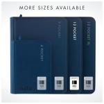 Vault X Premium Exo-Tec Zip Binder 12 Pocket, 20 Double-Sided Pages for 480 Side-Loading Slots for Board, Collectible or Trading Card Game Protective Folder Album (Blue)