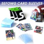600 Counts Card Sleeves, Penny Clear Card Sleeves for Trading Cards, Baseball Card Sleeves, Trading Card Sleeve, Soft Sports Card Sleeves, Plastic Card Protector Sleeves for Football Game Cards, MTG