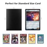 Black MTG Card Sleeves 300CT, Matte Textured Back Card Sleeves Deck Card Protectors, Standard Size Card Sleeves for Magic The Gathering, Baseball Card, Sports Cards, Game Card