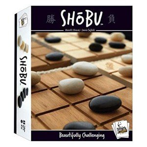 SHOBU by Smirk and Dagger: 2 Player Abstract Strategy Board Game, with Wood Boards, River Rocks and a Rope, Beautiful, Challenging and Great Gift for Couples, Family, Adults and Kids Ages 10 and Up