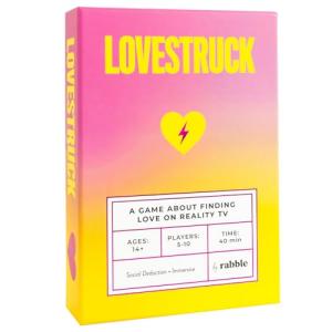 Lovestruck - Reality TV Party Board Game | 5-10 Players, for Groups, Adult Game Night, No TV Knowledge Needed, Social Deduction