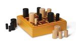 Tic Tac Toe Gobblet! 2 Players Abstract Strategy Board Game - Award Winning Kids Adults Family Original All Wooden Board Game by Blue Orange Games - Ages 7 to 99