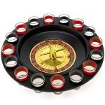 Fairly Odd Novelties Shot Roulette Drinking Game - Ultimate Shot Glass Roulette Drinking games for adults - 16pcs Red/Black Set for Party, White Elephant, Adult Game Nights - Spin & Sip with Laughter!