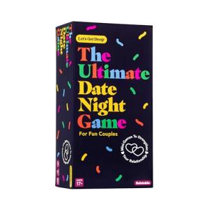 The Ultimate Date Night Game by Relatable, Great for Couples Games and Stay at Home Date Night Ideas, From The Makers of Let's Get Deep Relationship Card Game, Includes 300 Cards & Spinner