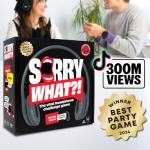 Sorry What Game - Uncensored Lip Reading Party Games for Adults - Based On The Headphone Challenge TikTok Trend - 2+ Players 40,000 Funny Phrase Combos - Card Games for Adults & Friends (Ages 17+)