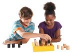 Tic Tac Toe Gobblet! 2 Players Abstract Strategy Board Game - Award Winning Kids Adults Family Original All Wooden Board Game by Blue Orange Games - Ages 7 to 99