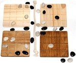 SHOBU by Smirk and Dagger: 2 Player Abstract Strategy Board Game, with Wood Boards, River Rocks and a Rope, Beautiful, Challenging and Great Gift for Couples, Family, Adults and Kids Ages 10 and Up