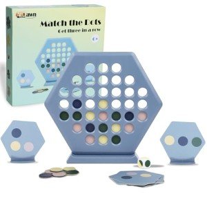 ATDAWN Table Top Game Set, 3 in a Row Game, Board Game for 2 Players, Strategy Board Games for Family and Kids, Ages 6 and Up