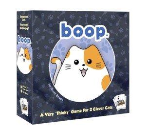 Smirk & Dagger BOOP: Adorable 2 Player Strategy Board Game, with 32 Cat and Kitten Pieces, Makes a Great Gift for Couples, Family, Adults and Kids Ages 10 and Up