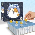 Smirk & Dagger BOOP: Adorable 2 Player Strategy Board Game, with 32 Cat and Kitten Pieces, Makes a Great Gift for Couples, Family, Adults and Kids Ages 10 and Up