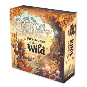 Outlandish Games: Defenders Of The Wild - Fantasy Area Control Board Game, Card Driven Co-Op Game of Animals Against Machines, Age 14+, 1-4 Players