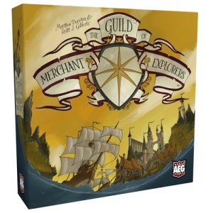 AEG The Guild of Merchant Explorers | Explore The World, Establish New Settlements | Nautical Voyage Adventure Board Game | 1-4 Players | Ages 10+