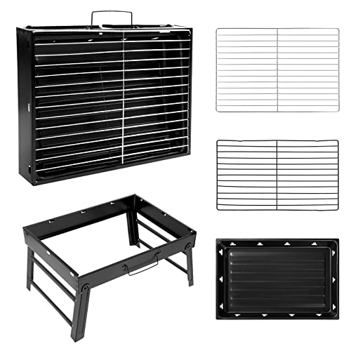 Portable Charcoal Grill for Camping and Outdoors