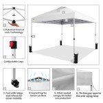 CROWN SHADES 10x10 Easy Pop Up Canopy