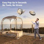 EAST OAK Pop-Up Weather Pod for Outdoor Activities