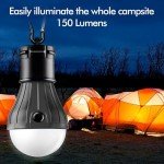 Portable LED Tent Lamp Set - 4 Pack