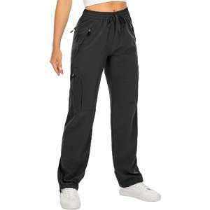 Quick-Dry Women's Hiking Cargo Pants with Pockets