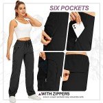 Quick-Dry Women's Hiking Cargo Pants with Pockets