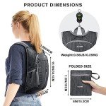 G4Free 10L Lightweight Packable Hiking Backpack