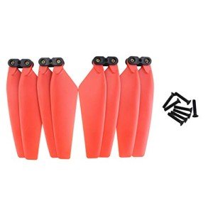 4-Pack MJX Bugs Quadcopter Propellers - Red