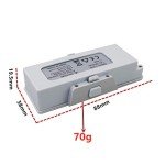 Fytoo 2PCS 7.6V Batteries & Charger for F30 Drone