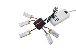 5PCS 3.7V 600mAh Lithium Batteries with Charger