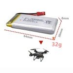 2PCS 3.7V 1200mAh Batteries for SP650 Drone