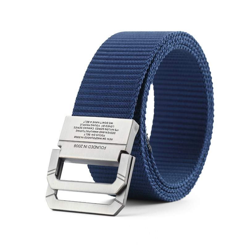 Men's Canvas Automatic Buckle Webbing Belt