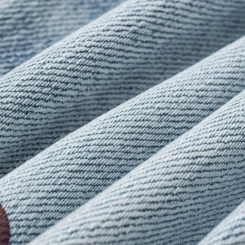 Stylish Purple Men's Straight Leg Embroidered Jeans