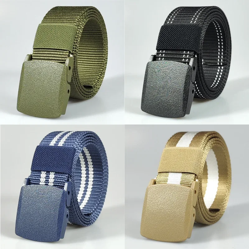 Men's Lightweight Nylon Belt with Automatic Buckle