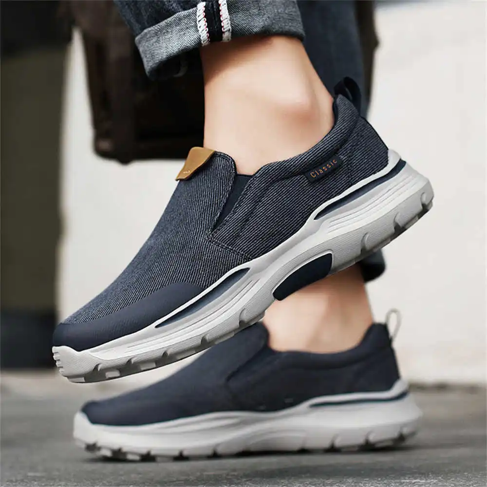 Men's Casual Orange Sneakers for Outdoor Activities