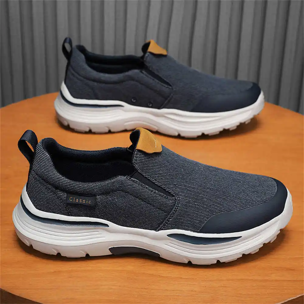 Men's Casual Orange Sneakers for Outdoor Activities