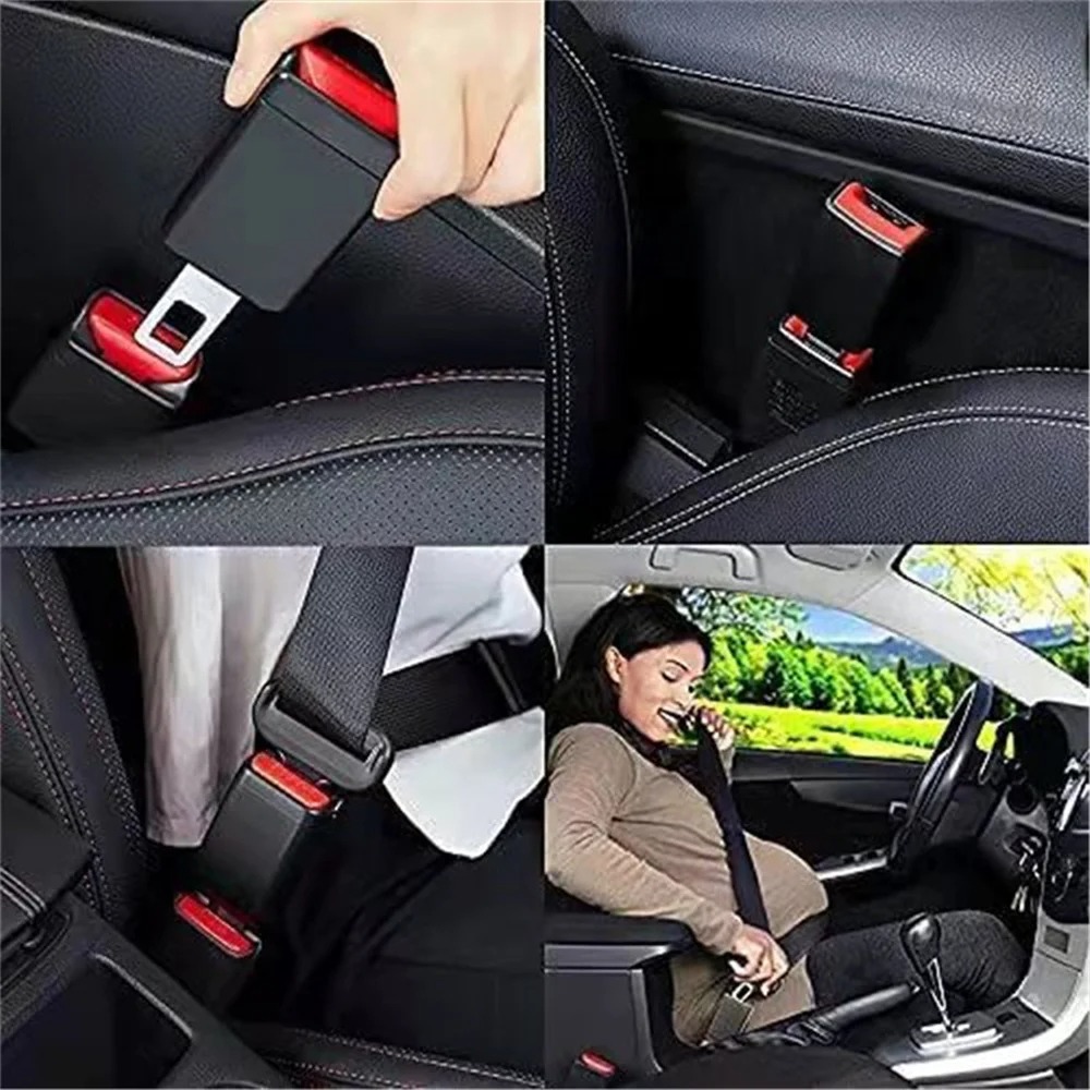 2-Pack Seat Belt Clip Extender for Car Safety