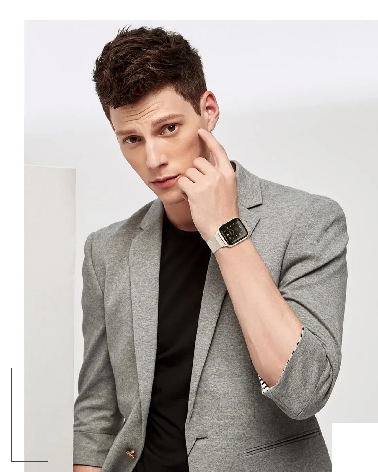 Milanese Apple Watch Bands in Various Sizes