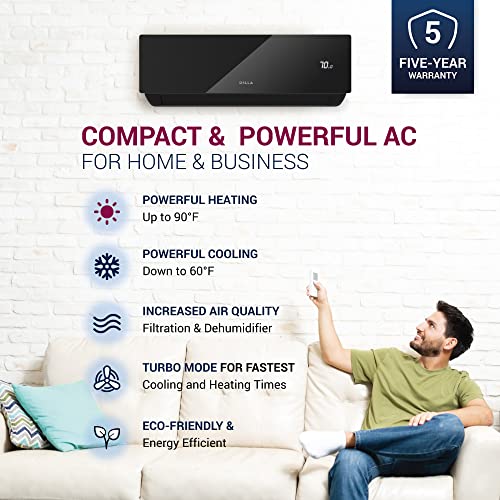 DELLA 18,000 BTU Wifi Enabled Mini Split Air Conditioner