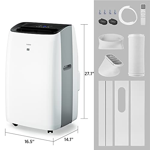 TURBRO 14,000 BTU 4-in-1 Portable AC