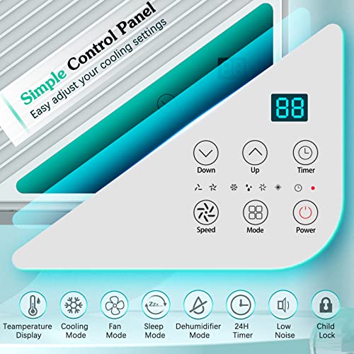 8,500 BTU Portable Air Conditioner - 400 sqft Coverage