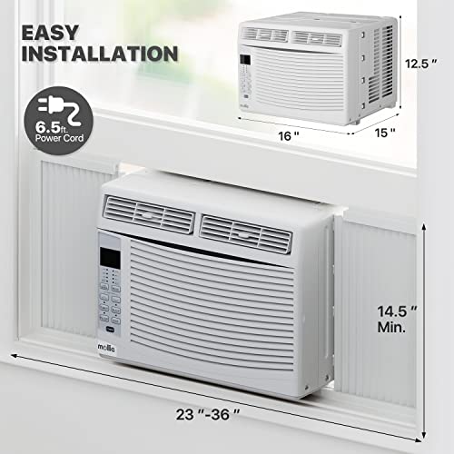 Mollie 6000 BTU Window Air Conditioner - Powerful Cooling
