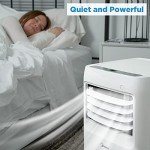 Midea 8,000 BTU ASHRAE (5,300 BTU SACC) Portable Air Conditioner, Cools up to 175 Sq. Ft., with Dehumidifier & Fan mode, Easy- to-use Remote Control & Window Installation Kit Included